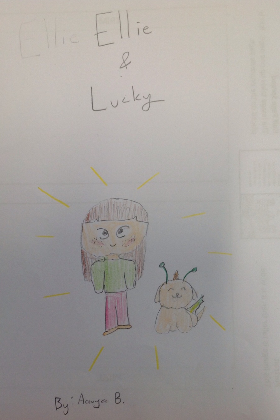 Ellie & Lucky by Aavya B