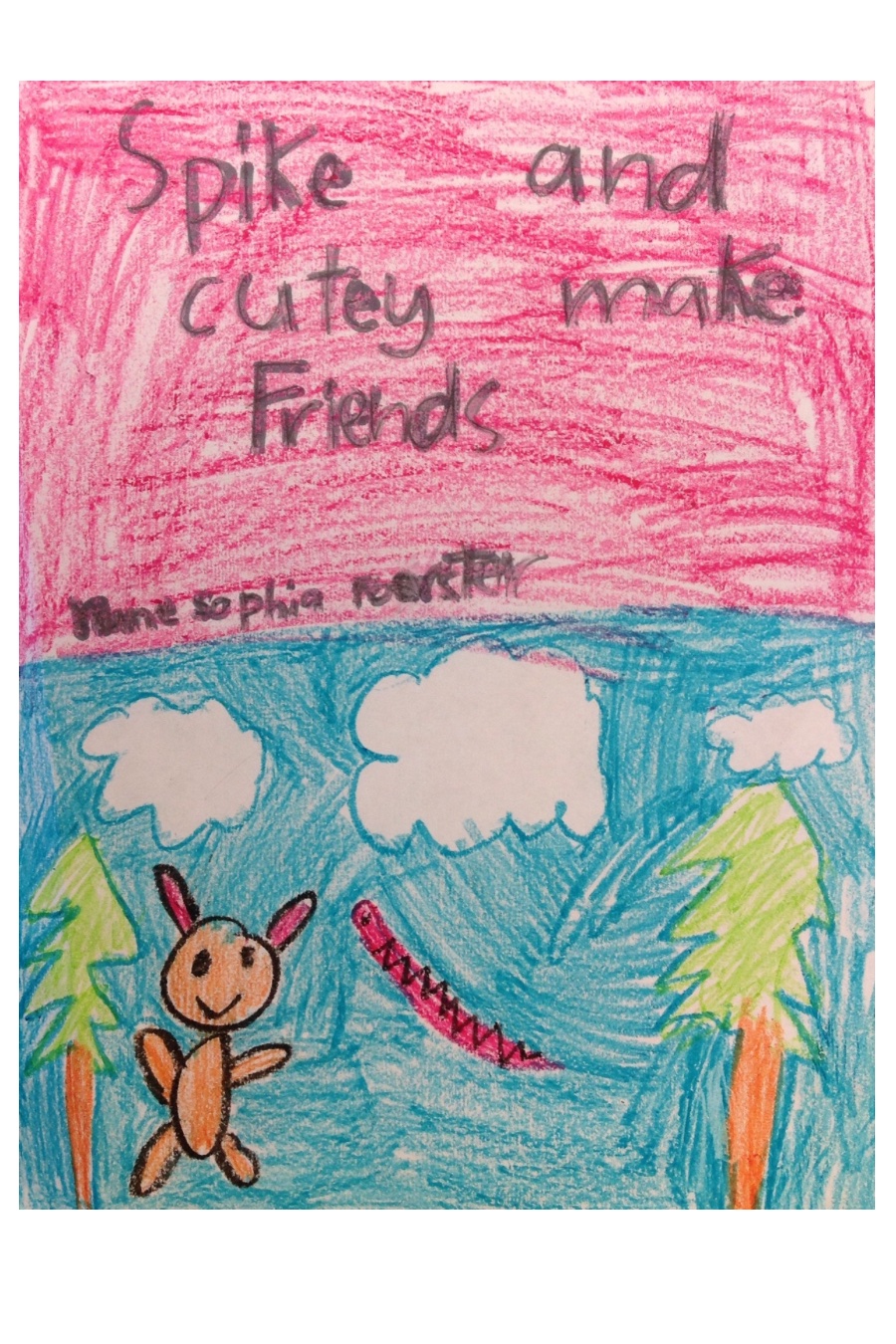 Spike and Cutie Make Friends by Sophia F