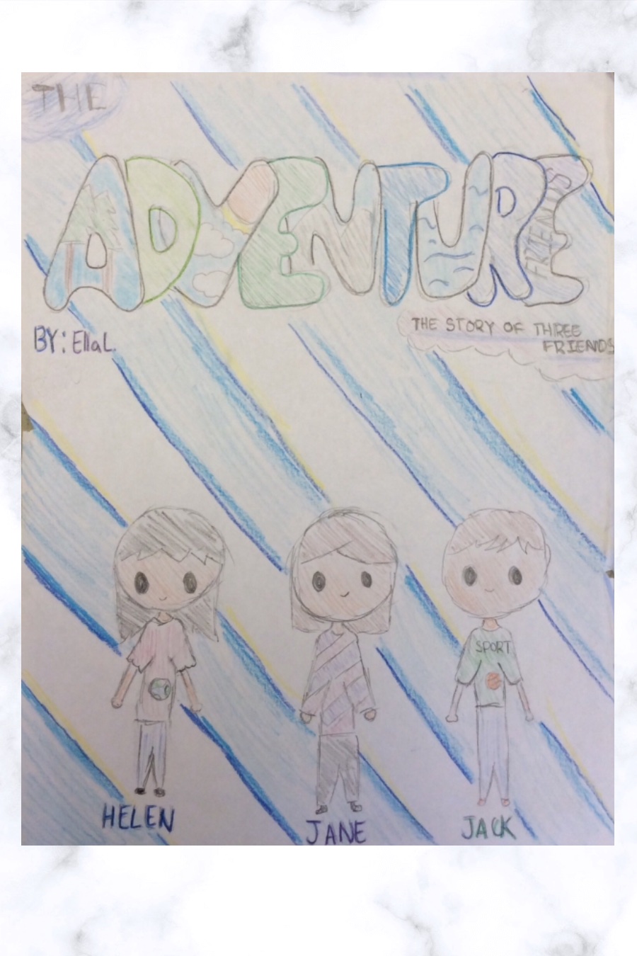 The Adventure: The Story of Three Friends by Ella L