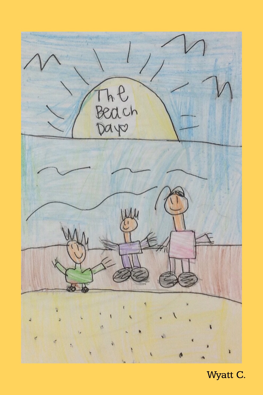 The Beach Day by Wyatt C