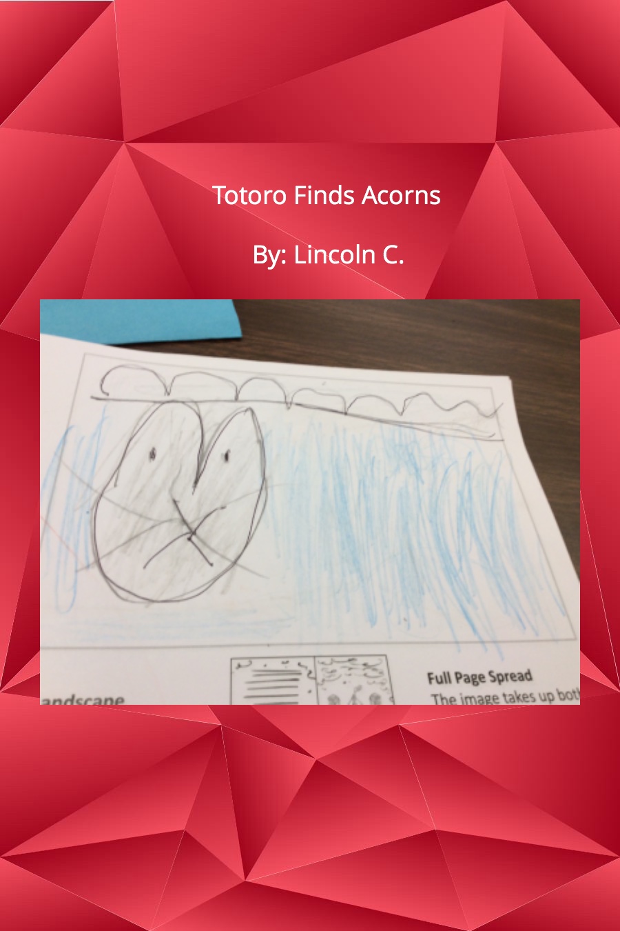 Totoro Finds Acorns by Lincoln C