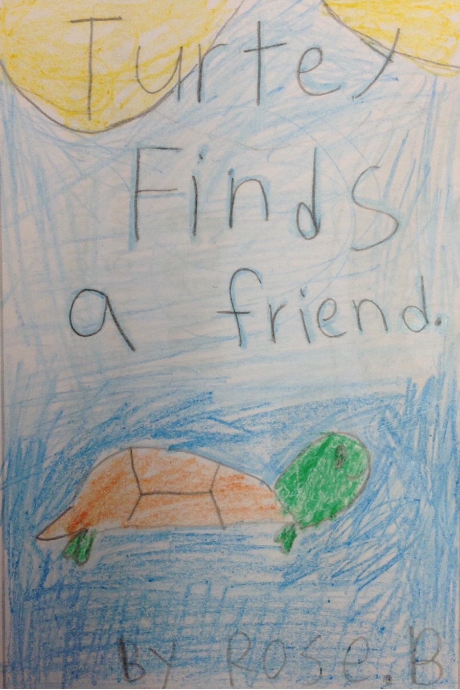 Turtey Finds a Friend by Rose B